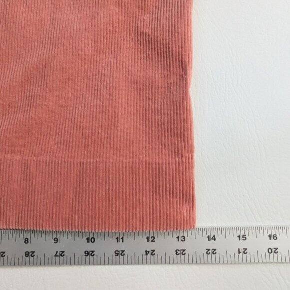 Banana Republic Rivoli Pleated Corduroy Pant Size 16 Velvety Pink High Rise - Picture 9 of 10